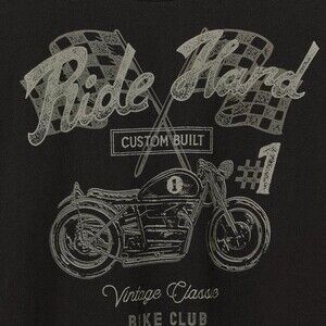 NWT Torrid TShirt Black Motorcycle Graphic‎ Boyfriend Fit Vintage 3XL